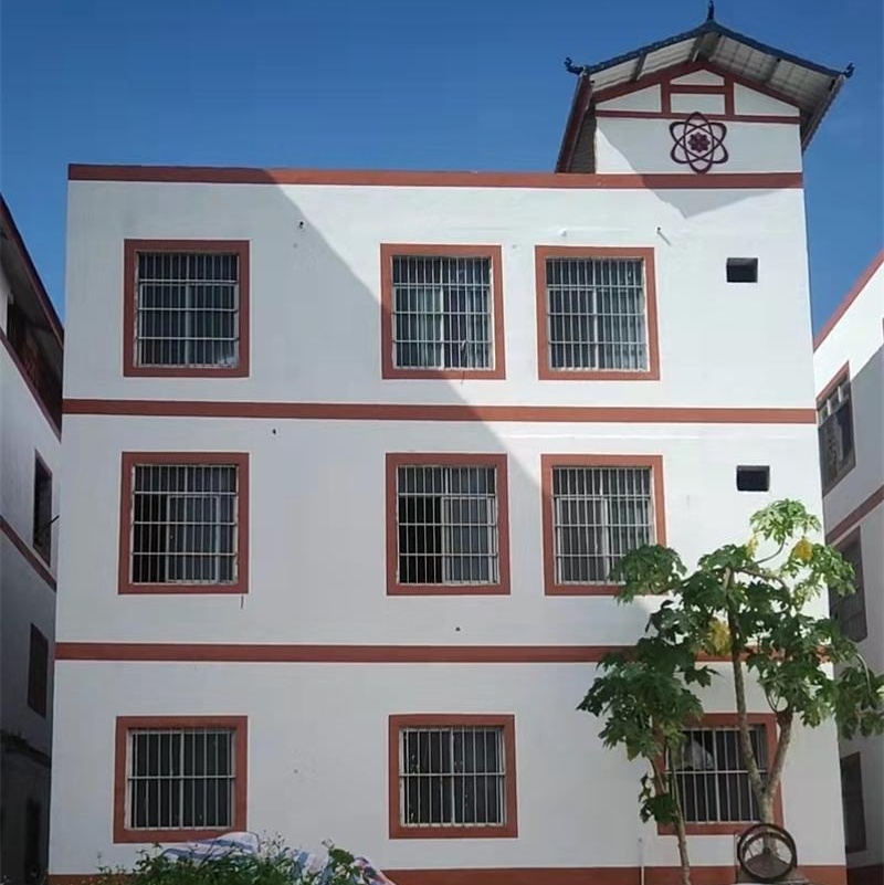 廣西兩高沿線鄉(xiāng)村風(fēng)貌工程改建良慶區(qū)新蘭村項(xiàng)目選用金洋水性平涂